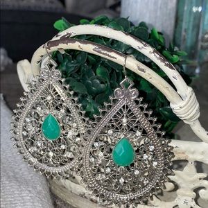 Silver Tear Drop Earrings